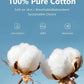 100% pure cotton buds, soft breathable fabric for women’s fashion, skin-friendly sustainable choice