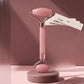 Pink facial roller for skincare and beauty routines