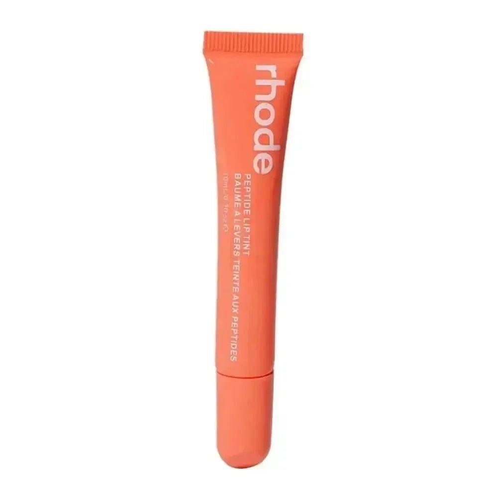 Rhode Peptide Lip Tint in coral orange, women's beauty makeup for hydrated, tinted lips
