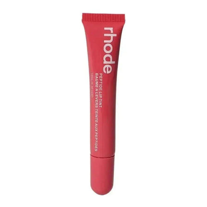 Rhode Peptide Lip Tint in red tube, beauty makeup for women's fashion