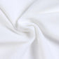 White ribbed fabric texture, soft and stretchy material for women's fashion clothing