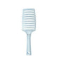 Light blue vented hairbrush for detangling and styling, perfect for women's beauty routines