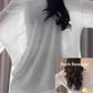 White off-shoulder bandage top with back tie detail, women's fashion