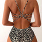 Sexy Leopard Swimwear 2026 Women's Swimsuit One Piece Bathing Suit Woman Brazilian Bandeau Bodysuit Female Beach Wear Monokini - Womans Fashion