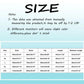 Women's clothing size chart with measurements for bust, waist, hip, length, and bottoms in S to XXL