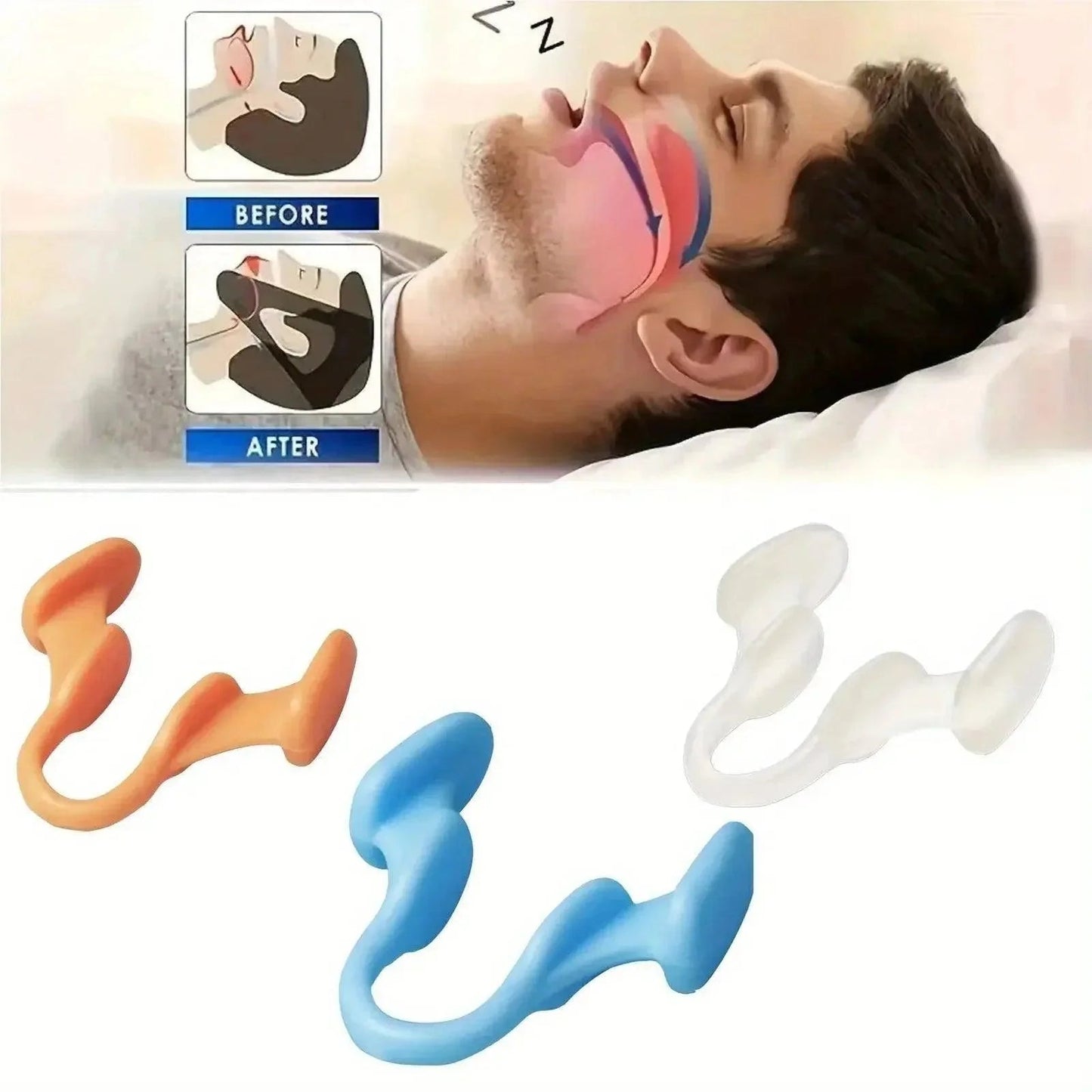 Silicone Nasal Anti - Snore Clip - Womans Fashion