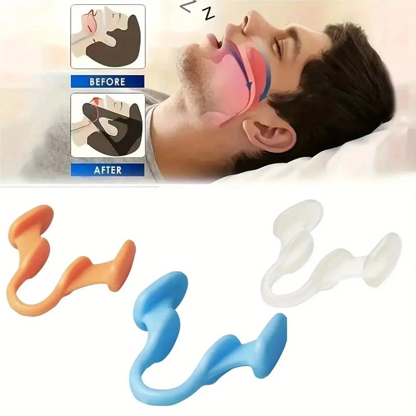 Silicone Nasal Anti - Snore Clip - Womans Fashion