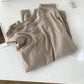 Beige women's short sleeve t-shirt, casual fashion top, soft fabric, minimalist style