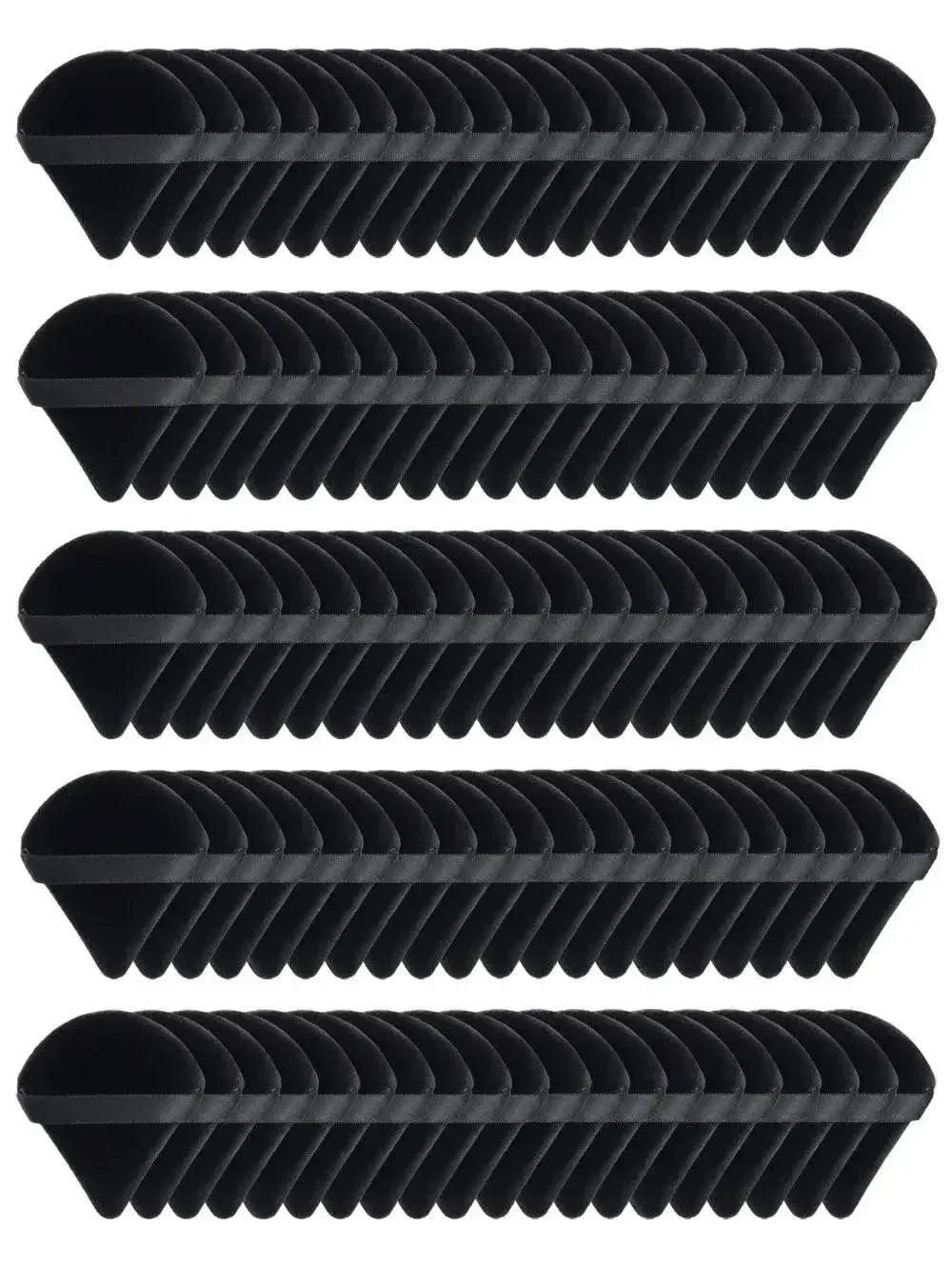 Black velvet shoe shapers for women’s fashion footwear storage and shape retention