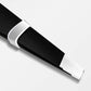 Black and silver precision tweezers for beauty and grooming