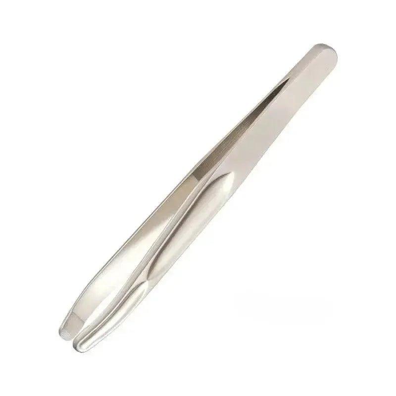 Stainless steel tweezers for precise beauty grooming and facial care