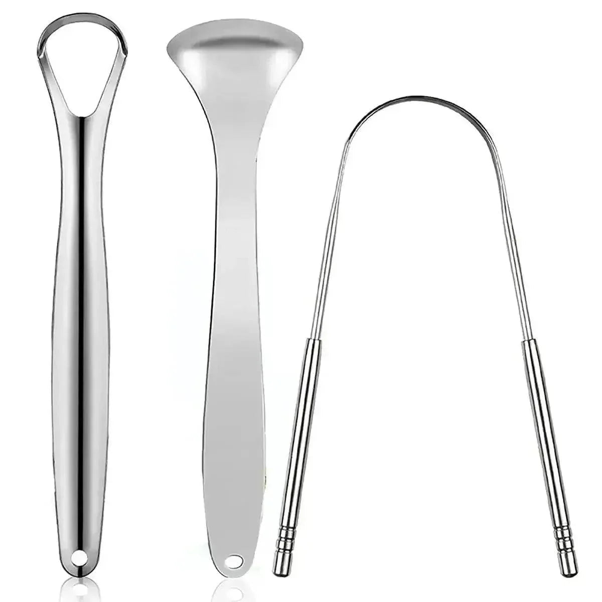 Stainless Steel Tongue Scraper - Womans Fashion