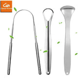 Stainless steel back scratcher set with long handle, loop, and spoon designs for easy reach