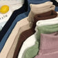 Assorted ribbed turtleneck sweaters in multiple colors for women's fashion