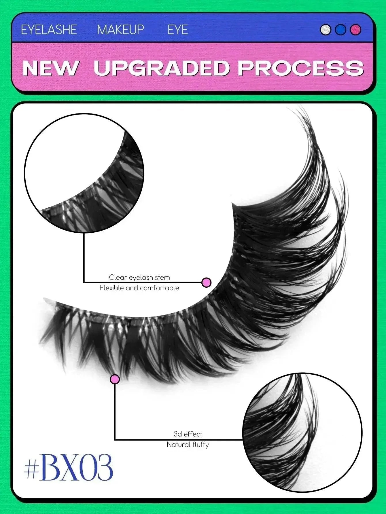 Veltrinay Fake Lashes Cat Eye Lashes Faux Mink Eyelashes Clear Band Lashes Natural Look Wispy Mink Eyelashes False Lashes Makeup - Womans Fashion