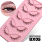 Veltrinay Fake Lashes Cat Eye Lashes Faux Mink Eyelashes Clear Band Lashes Natural Look Wispy Mink Eyelashes False Lashes Makeup - Womans Fashion