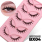 Veltrinay Fake Lashes Cat Eye Lashes Faux Mink Eyelashes Clear Band Lashes Natural Look Wispy Mink Eyelashes False Lashes Makeup - Womans Fashion