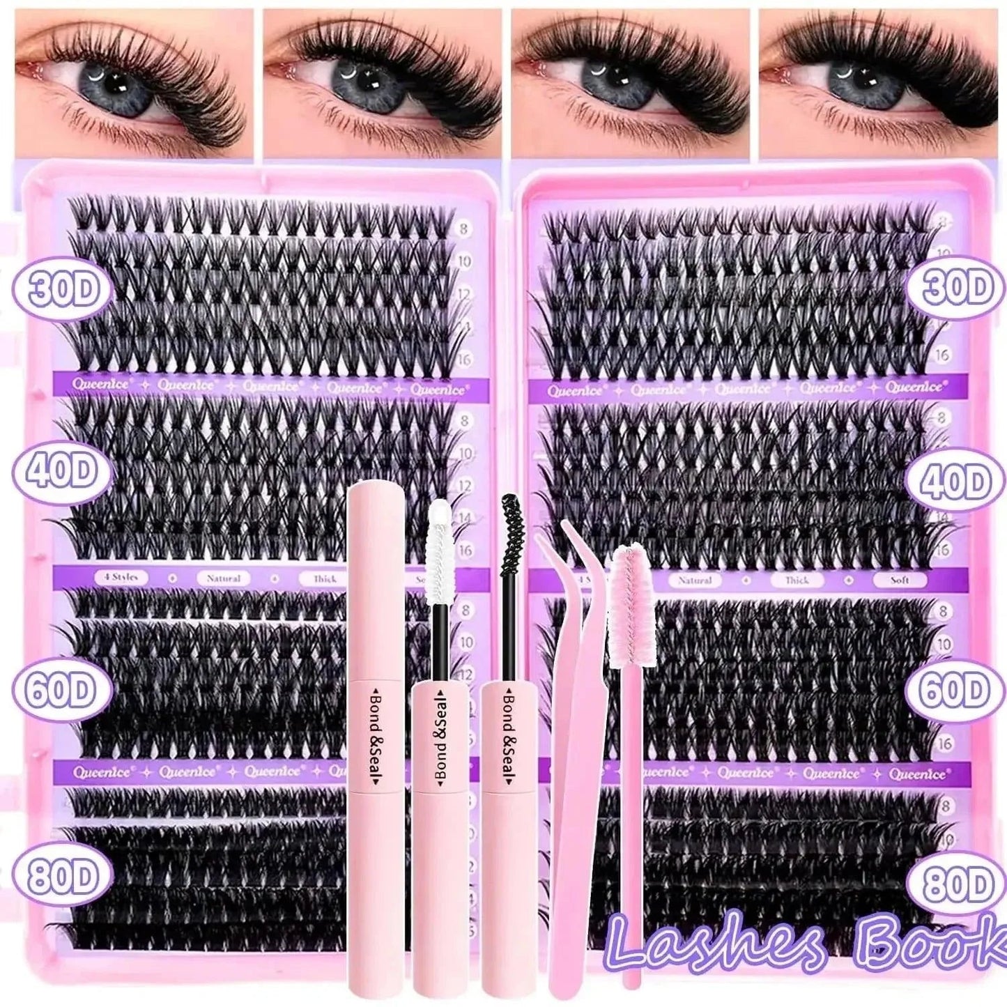 Wispy Lash Cluster Kit 9 - 16mm - Womans Fashion
