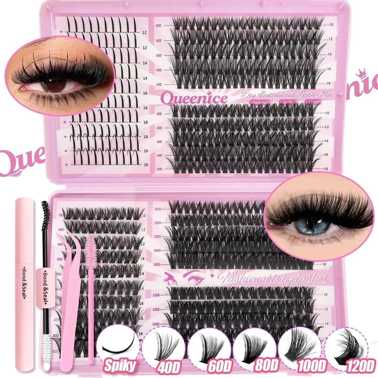 Wispy Lash Cluster Kit 9 - 16mm - Womans Fashion
