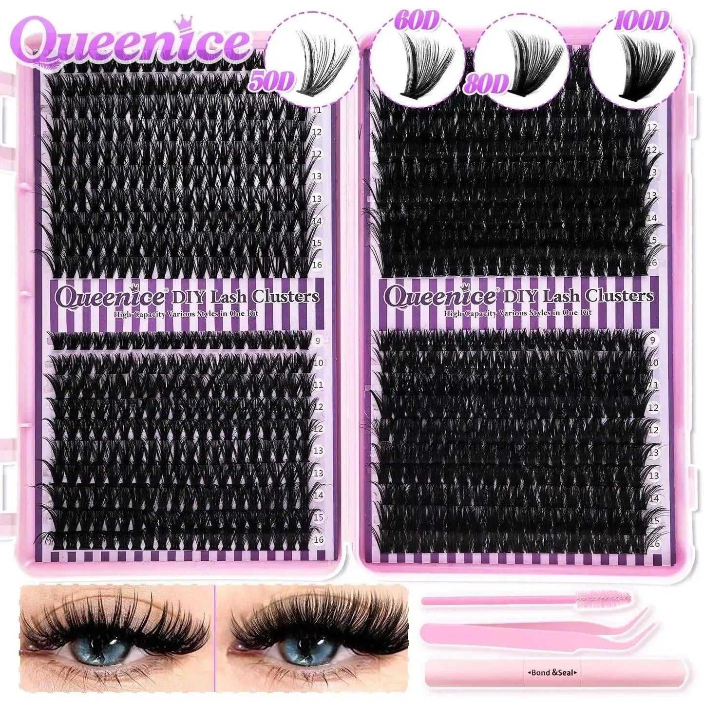 Wispy Lash Cluster Kit 9 - 16mm - Womans Fashion