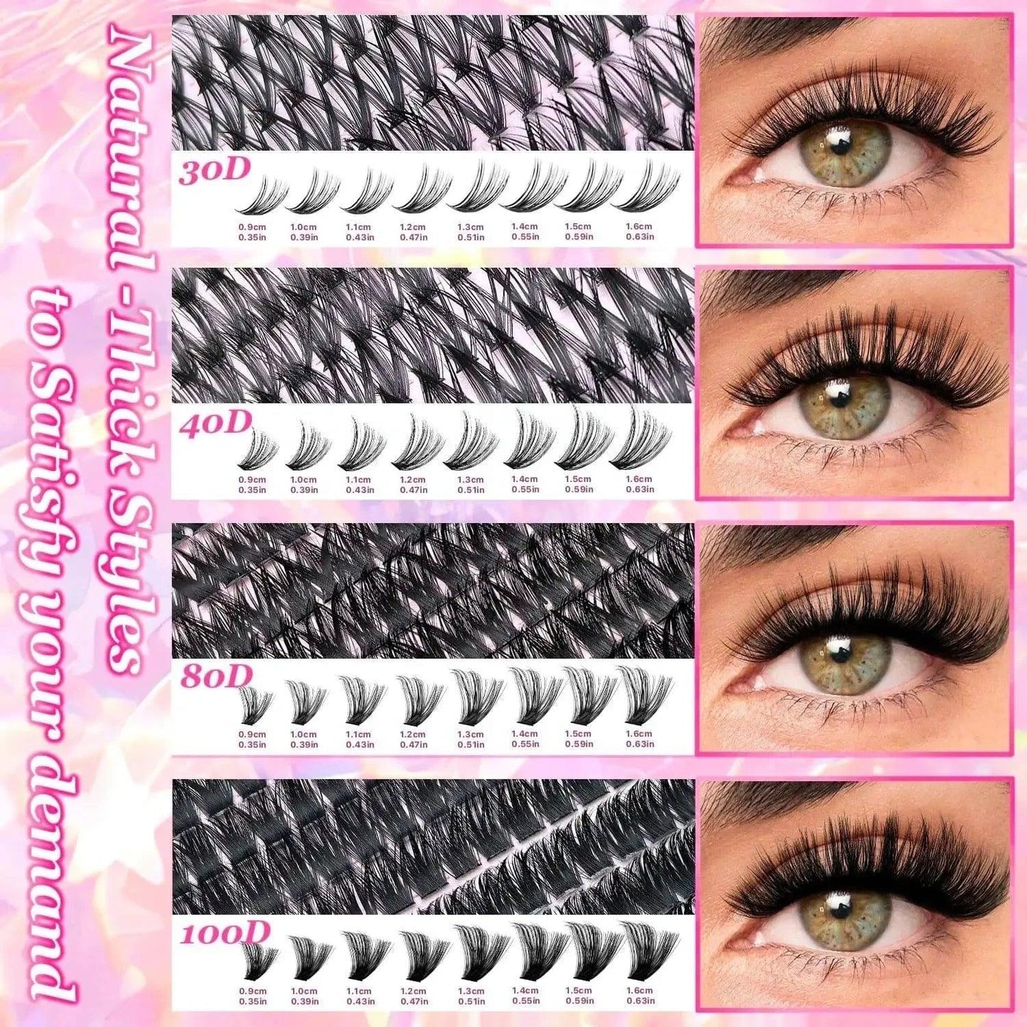 Wispy Lash Cluster Kit 9 - 16mm - Womans Fashion