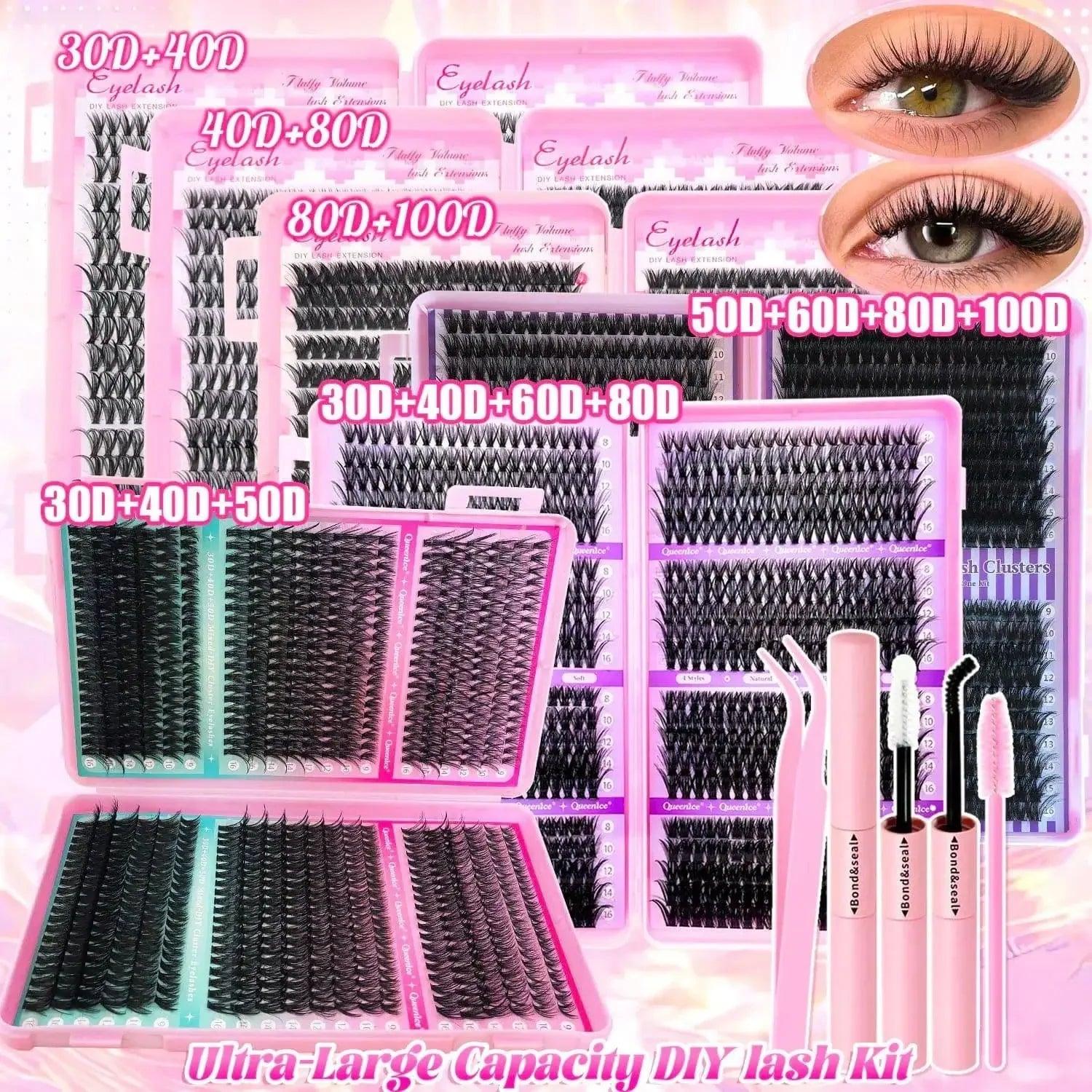 Wispy Lash Cluster Kit 9 - 16mm - Womans Fashion