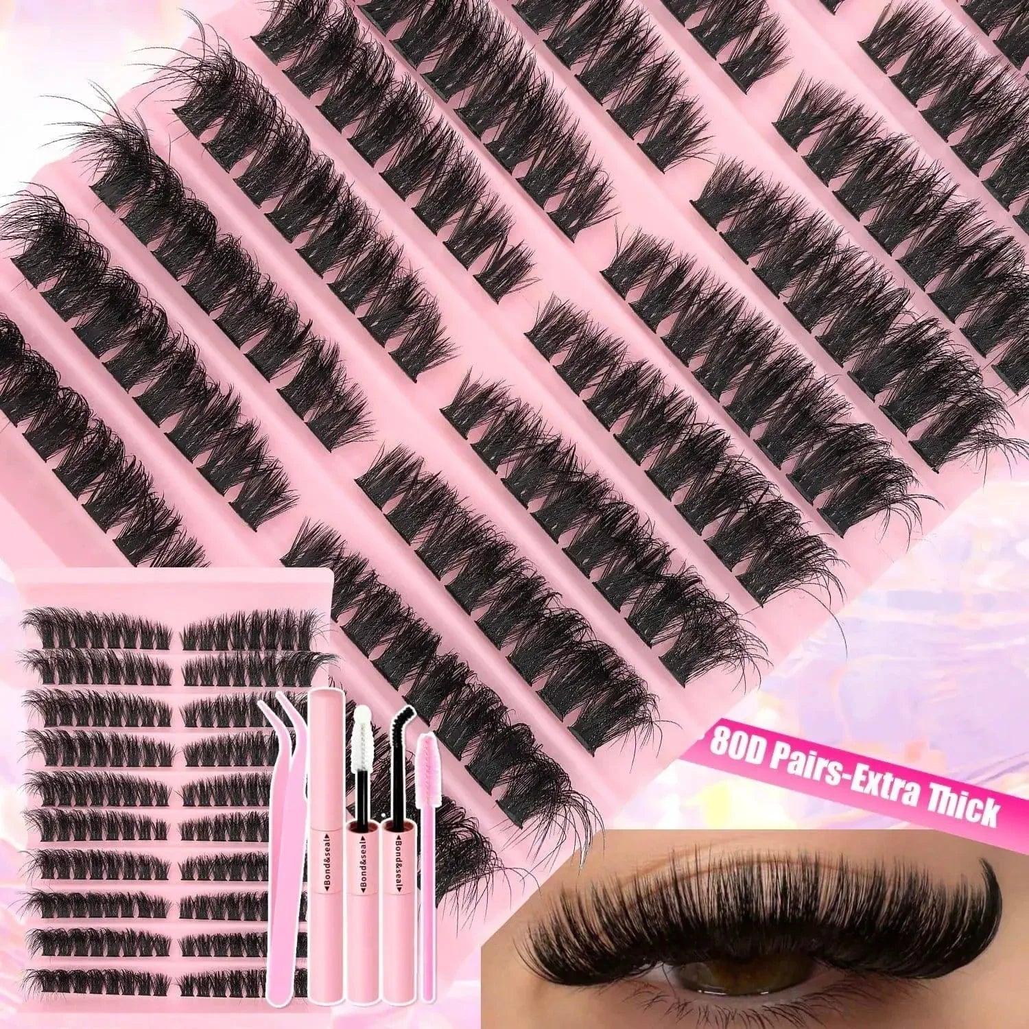 Wispy Lash Cluster Kit 9 - 16mm - Womans Fashion