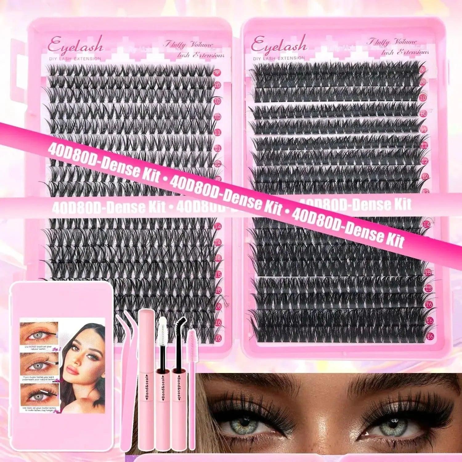 Wispy Lash Clusters Kit - Womans Fashion