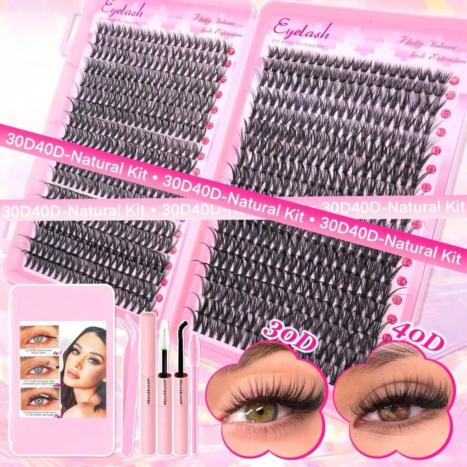 Wispy Lash Clusters Kit - Womans Fashion