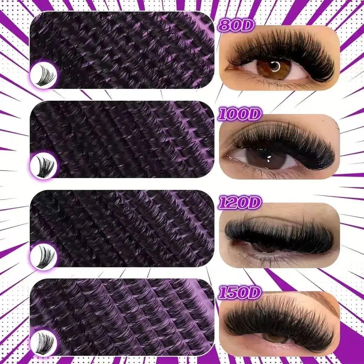 Wispy Lash Clusters Kit - Womans Fashion