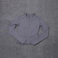 Gray women's long sleeve zip-up athletic jacket for fitness and casual wear