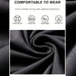 Skin-friendly, stretchy black fabric with soft, smooth drape for women's fashion wear
