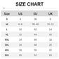 Women's fashion size chart with US, EU, UK measurements for accurate fit