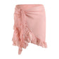 Yiiciovy 2023 Women Cover - Ups Skirts Chiffon Swimwear Pareo Scarf Bikini Cover - Ups Wrap Kaftan Sarong Beach Sexy Skirts 9 Colors - Womans Fashion