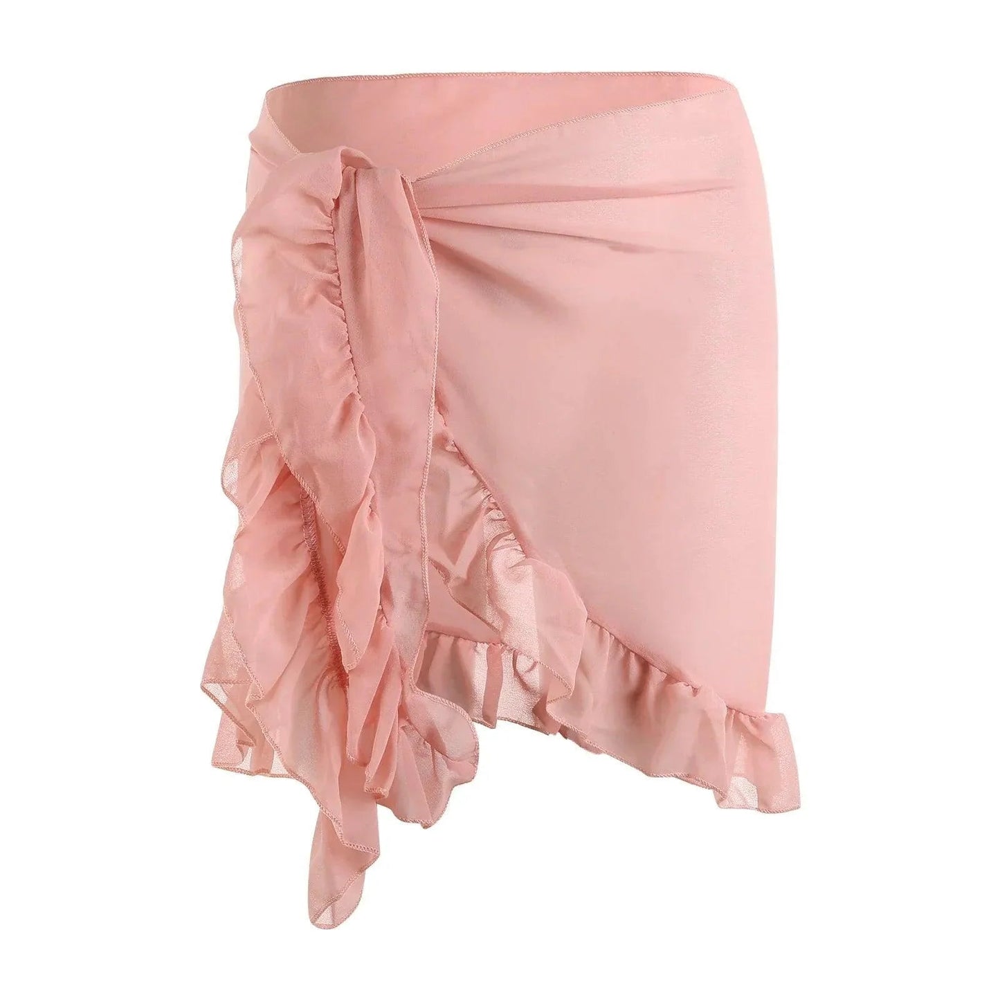 Yiiciovy 2023 Women Cover - Ups Skirts Chiffon Swimwear Pareo Scarf Bikini Cover - Ups Wrap Kaftan Sarong Beach Sexy Skirts 9 Colors - Womans Fashion
