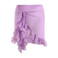 Yiiciovy 2023 Women Cover - Ups Skirts Chiffon Swimwear Pareo Scarf Bikini Cover - Ups Wrap Kaftan Sarong Beach Sexy Skirts 9 Colors - Womans Fashion